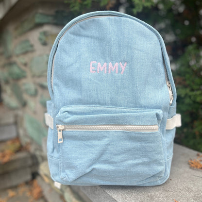 Denim Toddler Backpack
