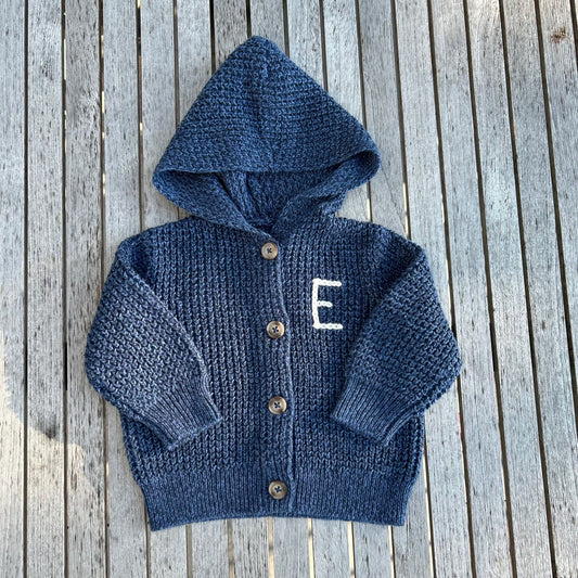 Hooded Waffle Cardigan | Oatmeal, Pink, Brown or Navy