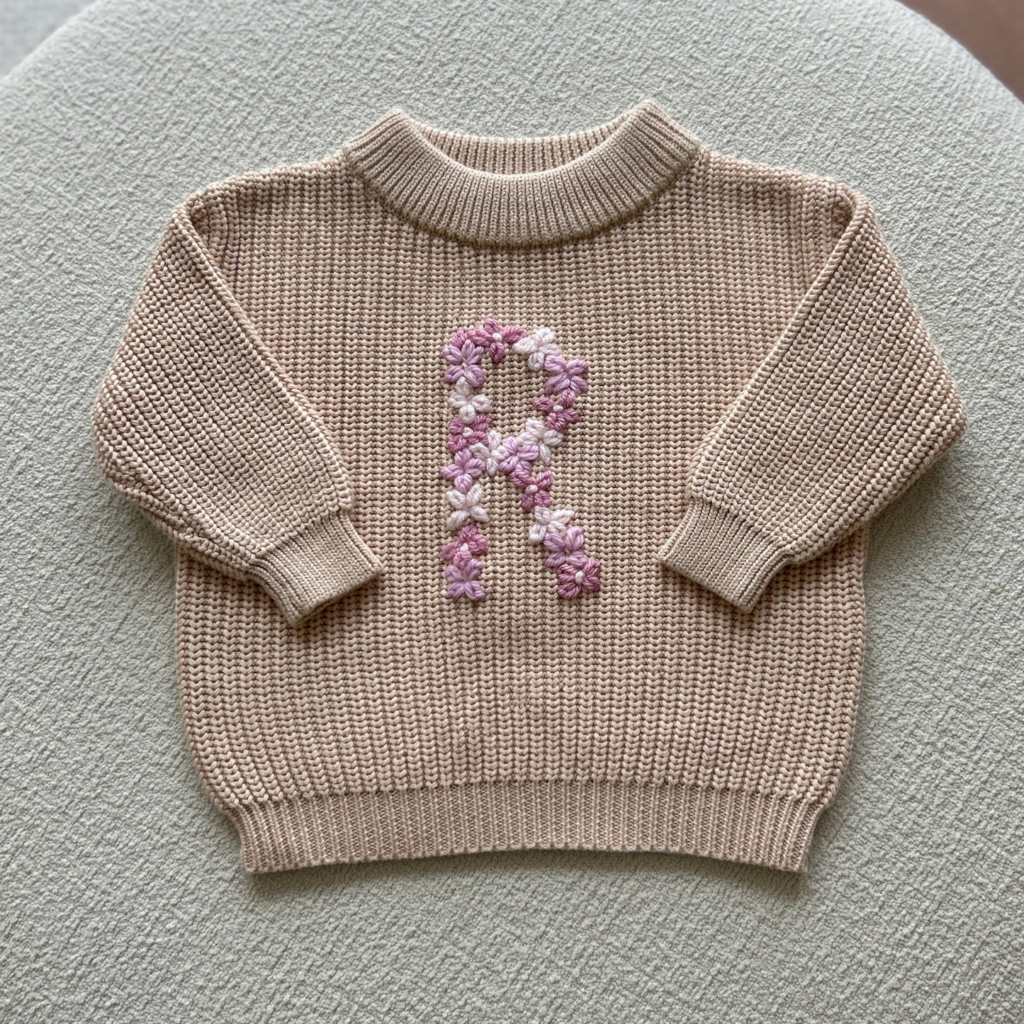 The Flower Bomb Sweater | Multiple Colors Oversized Knit Newborn to 6 Years
