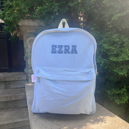 Denim Toddler Backpack