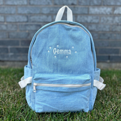Denim Toddler Backpack