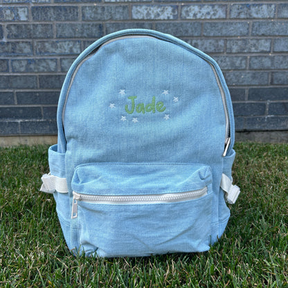 Denim Toddler Backpack