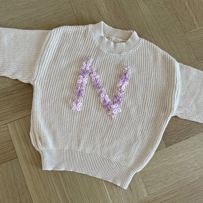 Oatmeal Knit Sweater Size 4-5 Years