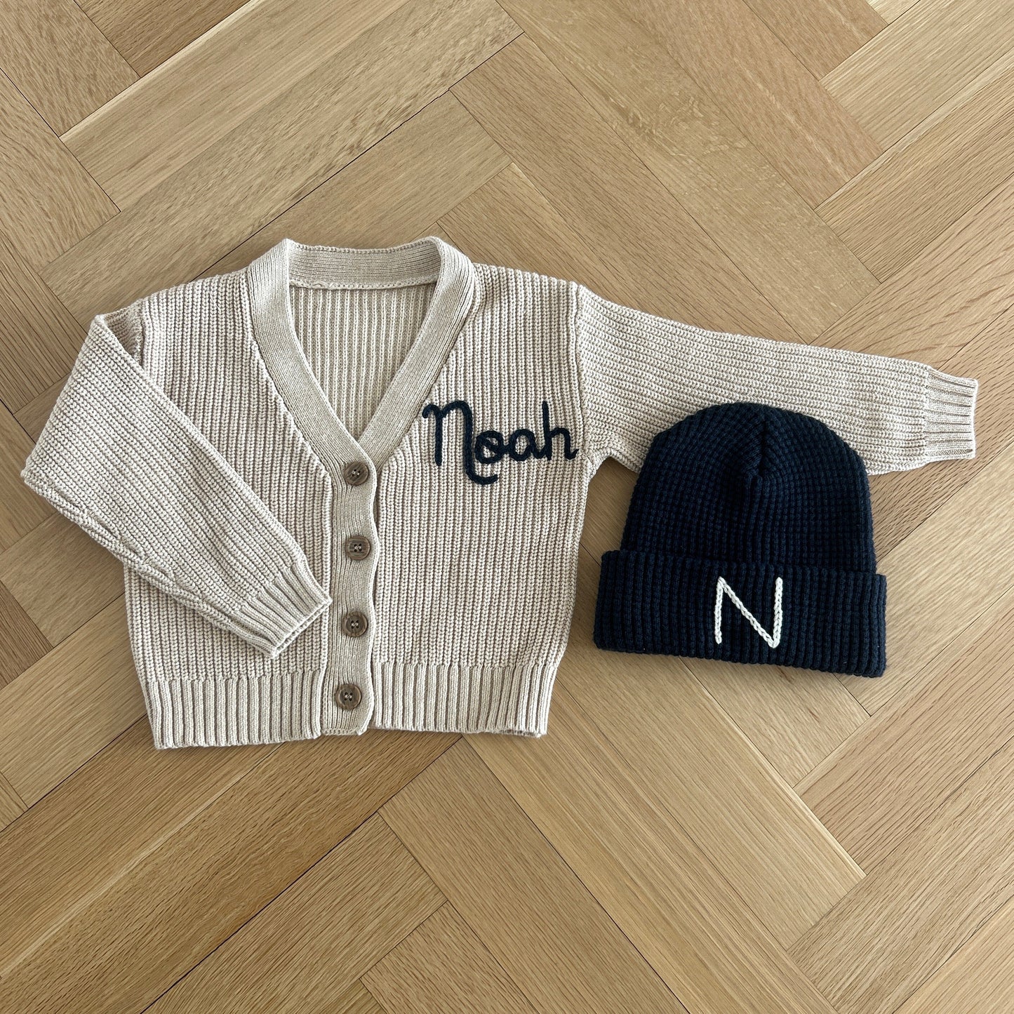 Beige Classy Cardigan | 0-6 Months