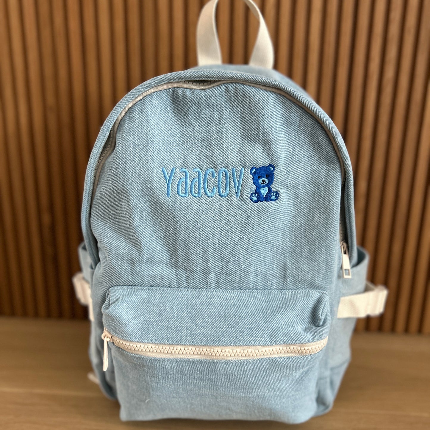 Denim Toddler Backpack
