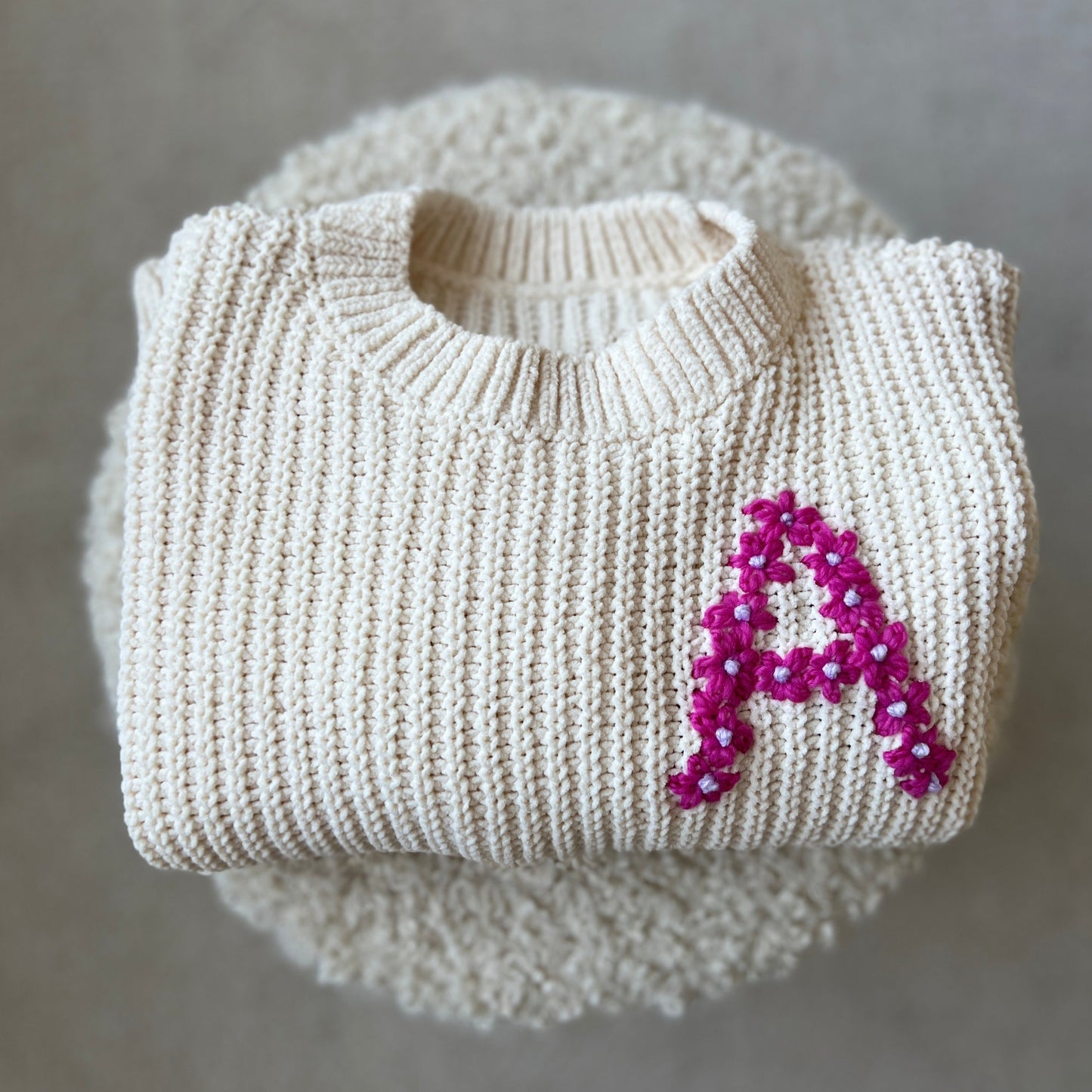 Custom Chenille Lightweight Knit Sweater