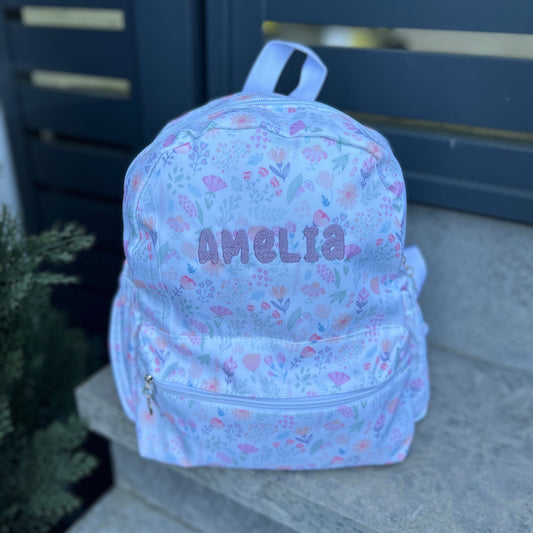 Sample AMELIA Floral Backpack | READ DESCRIPTION