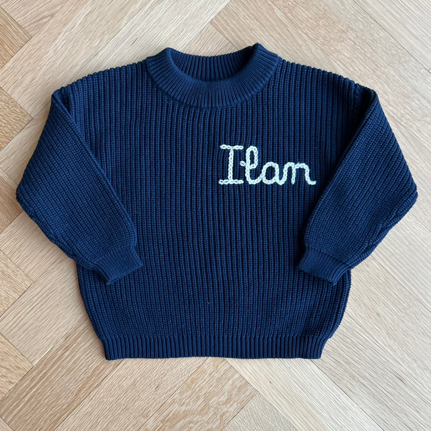 Custom Name Sweater | Multiple Colors Oversized Knit Newborn to 6 Years