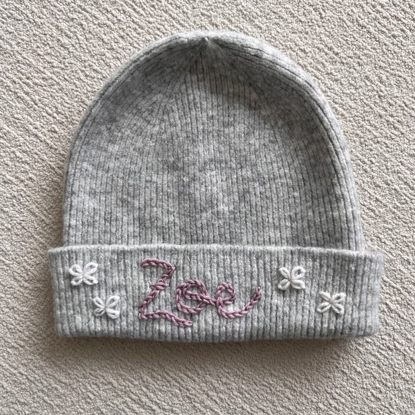 Soft Beanie | Ivory, Light Grey & Charcoal |6 Months - 6 Years | PREMIUM COLLECTION