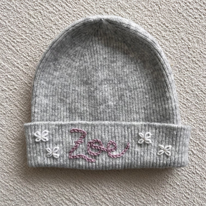 Soft Beanie | Ivory, Light Grey & Charcoal |6 Months - 6 Years | PREMIUM COLLECTION