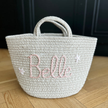 Les Bins Size Medium, BEIGE | Storage Bins for Nursery, Playroom & More