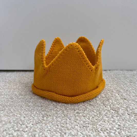 1st Birthday Crown | Custom Knit Crown for baby's 1st Birthday