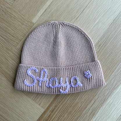 Light Blush Beanie 2+ Years | 2 sizes available (2-8 Years)