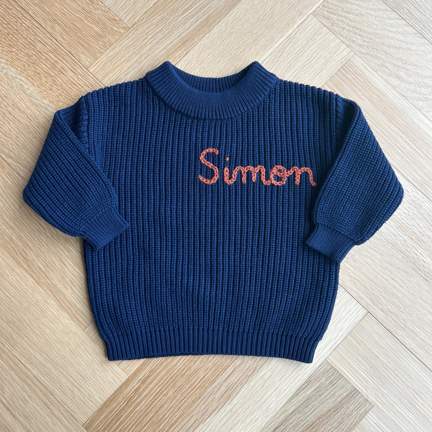 Custom Name Sweater | Multiple Colors Oversized Knit Newborn to 6 Years