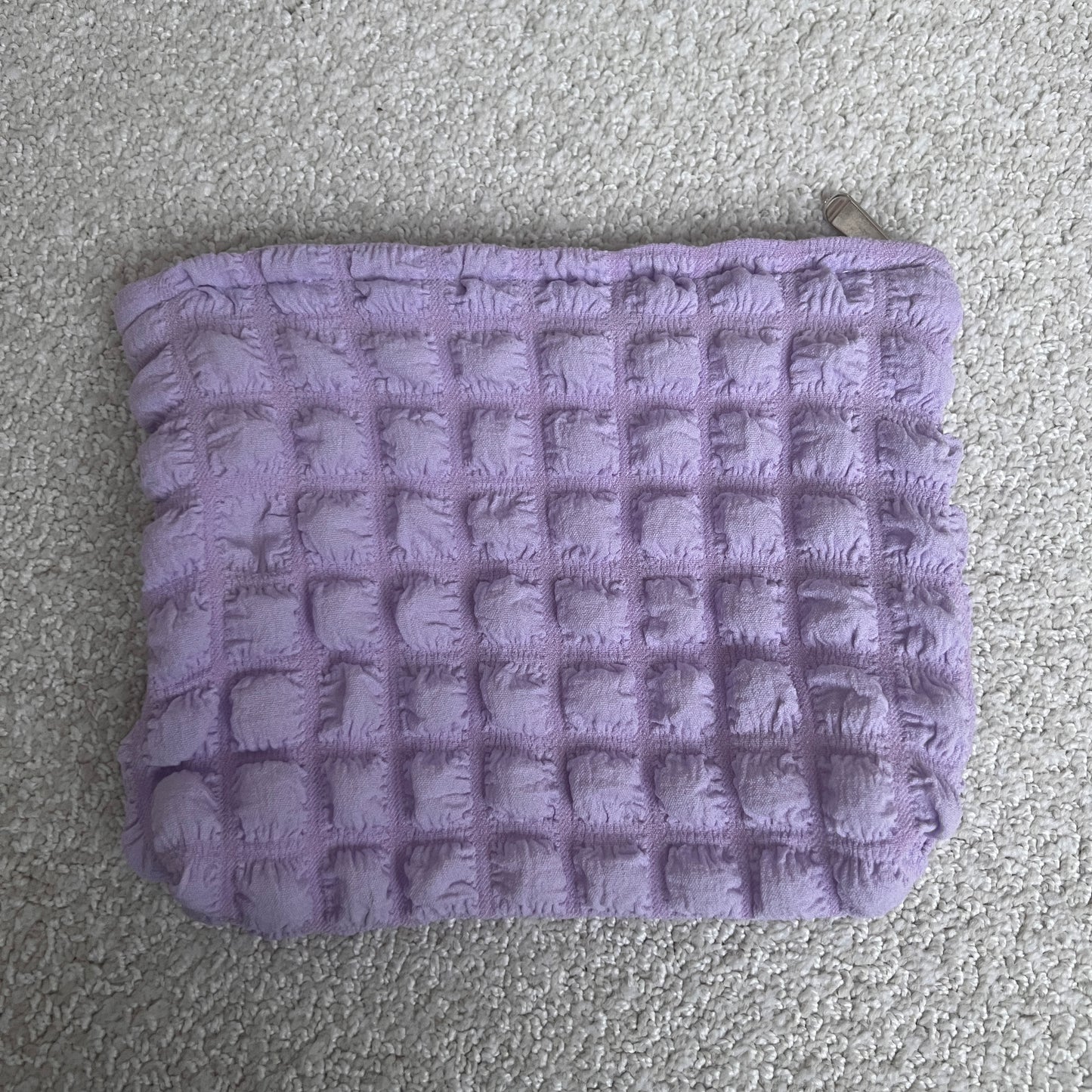 SAMPLE LILAC POUCH : NO EMBROIDERY/ CUSTOMIZATION