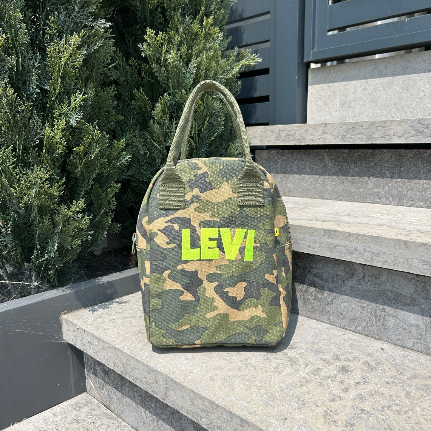 Custom Lunch or Snack Bag CARBON | Clean, Non-Toxic Machine Washable