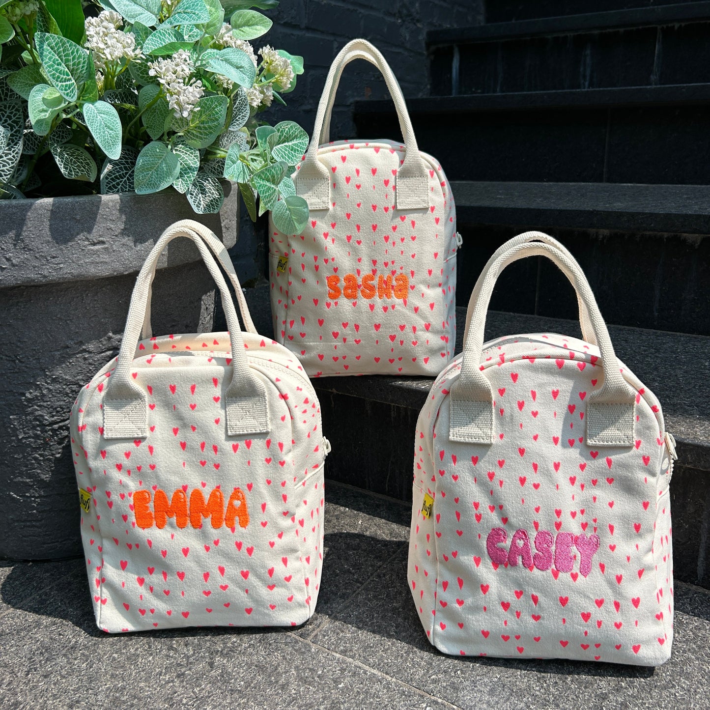Custom Lunch or Snack Bag CARBON | Clean, Non-Toxic Machine Washable
