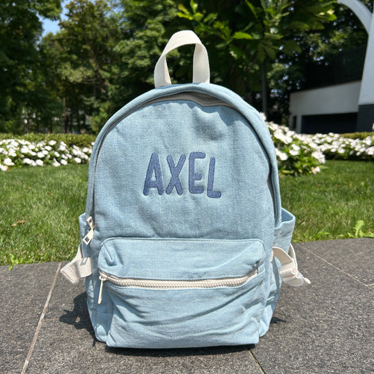 Denim Toddler Backpack